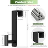 Stainless Steel Over The Door Hooks Heavy Duty, Bathroom Towel
