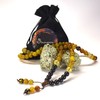Samsara Tibetan Necklace Dragon Stone and Onyx - Tibetan Mala