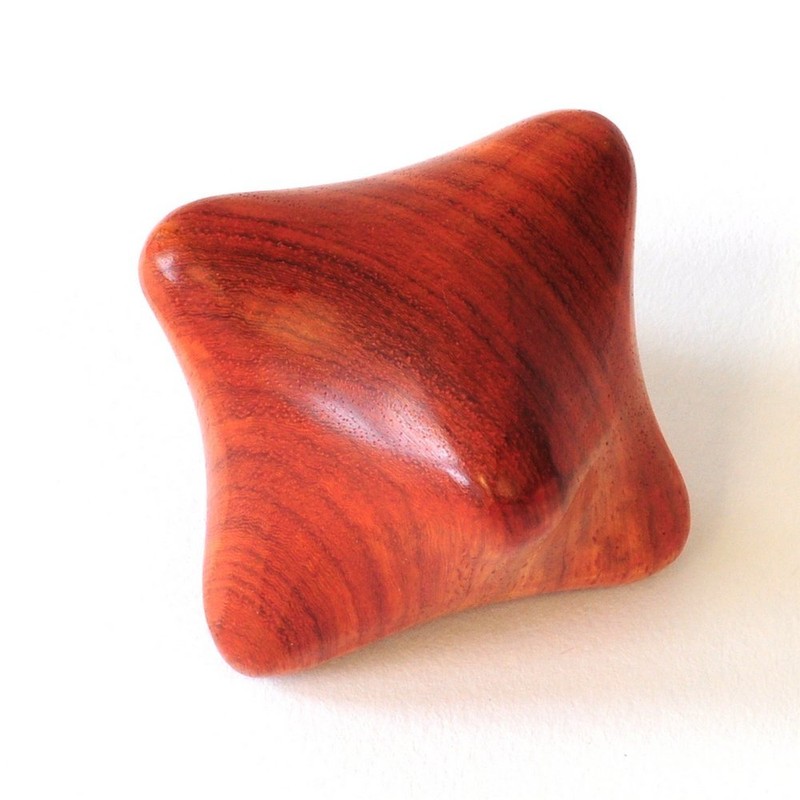 Massage wooden prism smooth hardwood for trigger point massage