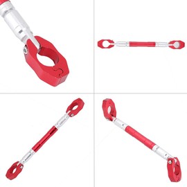 Motorcycle Balance Cross Handlebar-renthal motorbike handlebar brace & clamp-Duokon Motorcycle Balance，Universal Adjustable Aluminium Alloy Motorcycle Balance Handlebar Strengthen Lever Bar(Red)