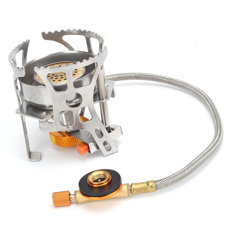 Camping Stove Portable Aluminum Alloy Stainless Steel Practical Outdoor Cooking