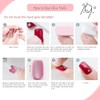 Uñas Francesas con Punta a Presión 24 Piezas de Uñas