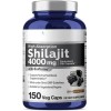 Shilajit 4000mg 150 Caps Naturally Occurring Fulvic Acid Non GMO/No