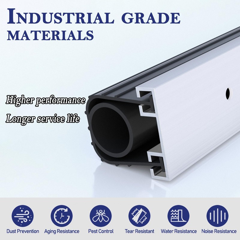Ginchain Garage Door Seal Bottom Rubber, Garage Door Seal Bottom