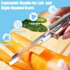 2 Pcs Stainless Steel Vegetable Peelers, Kitchen Potato Carrot Peelers