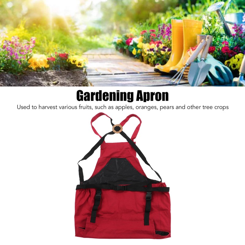 Vegetable Fruit Picking Apron Outdoor Planting Fruit Picking Bag Garden