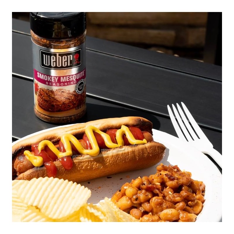 Weber Smokey Mesquite Seasoning, 2.75 Ounce Shaker
