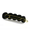 Set of 2 Braids 40 x 12 in Black -