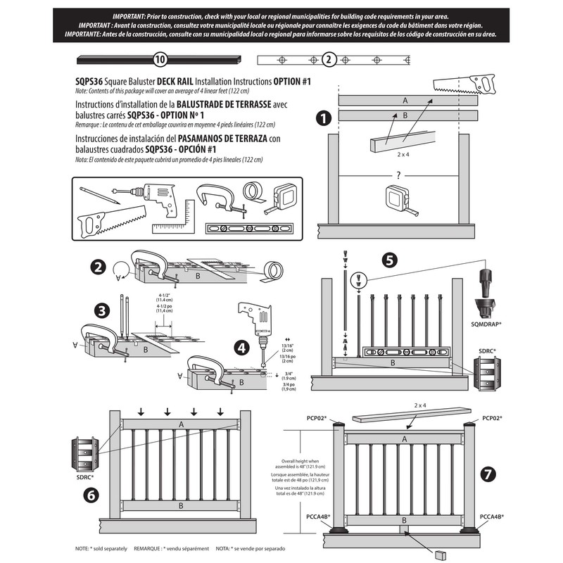 Nuvo Iron 3/4" Square x 36"L Galvanized Square Balusters -