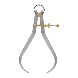 Carbon Steel High Accuracy Practical Leg Spring Calipers, Outside Spring Calipers, Spring Divider Calipers, for Making Leather Mechanical Process(150mm)