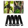 GOLOVENLD 4Pcs Windproof Tree Belt Nylon Fixed Strap Garden Fixing