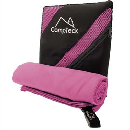 CampTeck U7304 Large (180x80cm) Lightweight and Compact Quick Dry Microfiber Travel Towel for Sports, Gym, Beach, Swimming, Yoga, Camping - Pink
