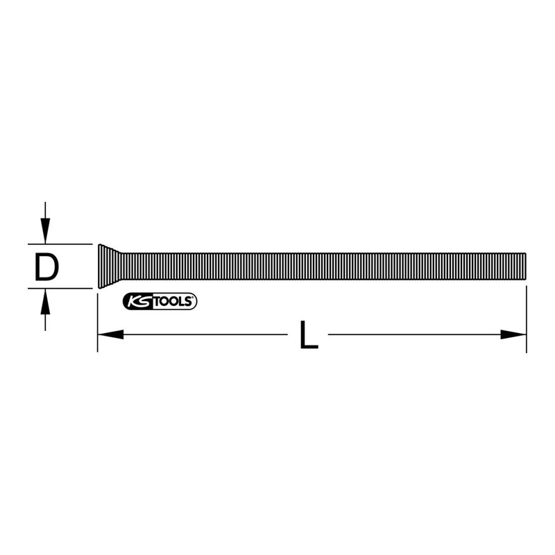 Ks Tools 203.0015 Copper Pipe External Bending Spring, 15 mm