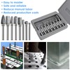 8Pcs Carbide Burr Set Cut Carbide Rotary Burr Set Sturdy