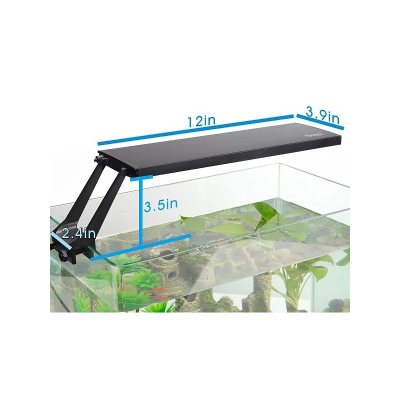 hygger Clip On 24/7 Mode Aquarium Light Adjustable Timer Brightness