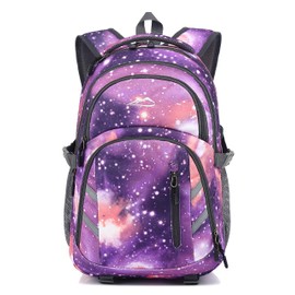 Backpack Bookbag for College Laptop Travel with USB Charging Port (Galaxy G)