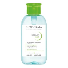 Bioderma Sébium H2o, Limpieza Profunda, 500 Ml Pump