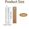 6-Inch Stainless Steel Metal Ruler with Non-Slip Cork Backing -