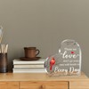 Bereavement Acrylic Heart Sign Gifts, Those We Love Don't Go