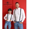 Man of Men Black Suspenders Men - Suspenders for Men,