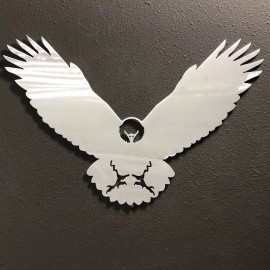 Skilwerx Eagle Metal Wall Art Skilwerx 14 x 9 American Bald Wild Life