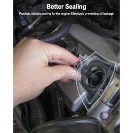 6Pcs Spark Plug Well Gasket Fit for Jeep Wrangler JK JL Gladiator JT Cherokee Grand Cherokee 3.6L 2012-2024, Spark Plug Tube Seal Replace 5184778AB