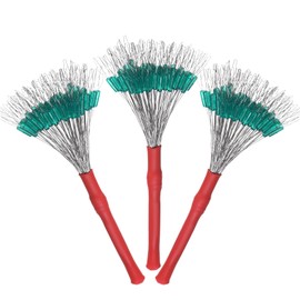 TIXIPEM Fishing Bobber Stops [300PCS] Column Floats Sinker Stops Use for Streams & Lake & River Fishing - [Transparent Green - Silicone] Fit 0.6-1.5 mm Wire Beads Float Stopper