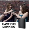 2 Pack Hip Flasks for Liquor, 8 Oz & 12