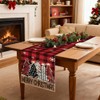 Camino de Mesa Navidad Estampado, Camino de Mesa Invierno Diseño