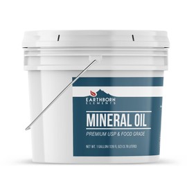 Earthborn Elements Mineral Oil (1 Gallon), For Cutting Boards, Wooden Utensils