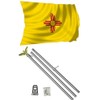 State of New Mexico With Aluminum 6 ft Flag Pole
