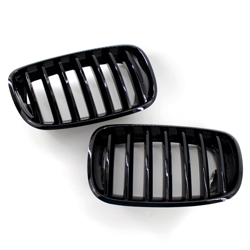 XOPIYAO Front Kidney Single Slat Grille Compatible with 2007 2008