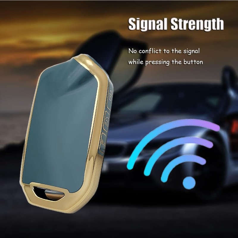 TECART Key Case Cover Fit for KIA Stinger K900 Soft