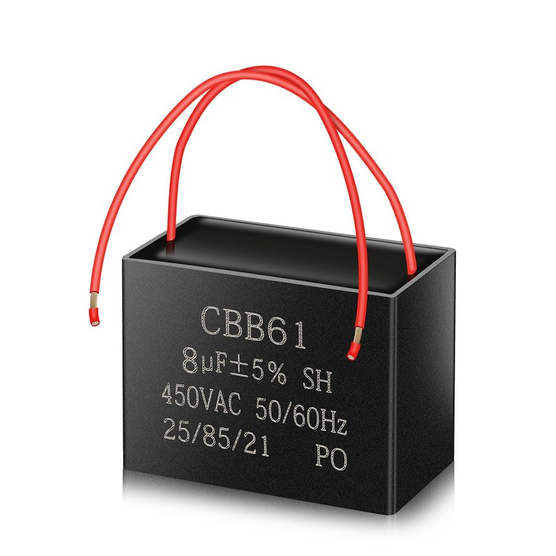CBB61 450V AC 8UF 50/60HZ Starter Capacitor, ANGEEK AC Motor