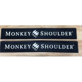 Unbranded 2 Pack of New Monkey Shoulder Whisky Bar Mat 24” X 3.5”