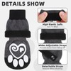 KOOLTAIL Dog Socks for Hot/Cold Pavement to Prevent Licking Paws,Dog