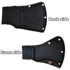2Pcs Double Snap Axe Head Cover Wear Resistant Hatchet Sheath