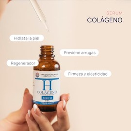Sérum facial con Colágeno y Ácido Hialurónico, hidratante antiedad para rostro, ayuda a prevenir y reducir la apariencia de arrugas, mejora elasticidad y firmeza, 30 ml