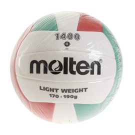 Molten EVA Volleyball No. 4 Ball, White x Red x Green