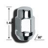 Gorilla Automotive 41137 Acorn Bulge Seat Lug Nuts (12mm x