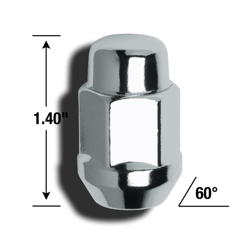 Gorilla Automotive 41137 Acorn Bulge Seat Lug Nuts (12mm x