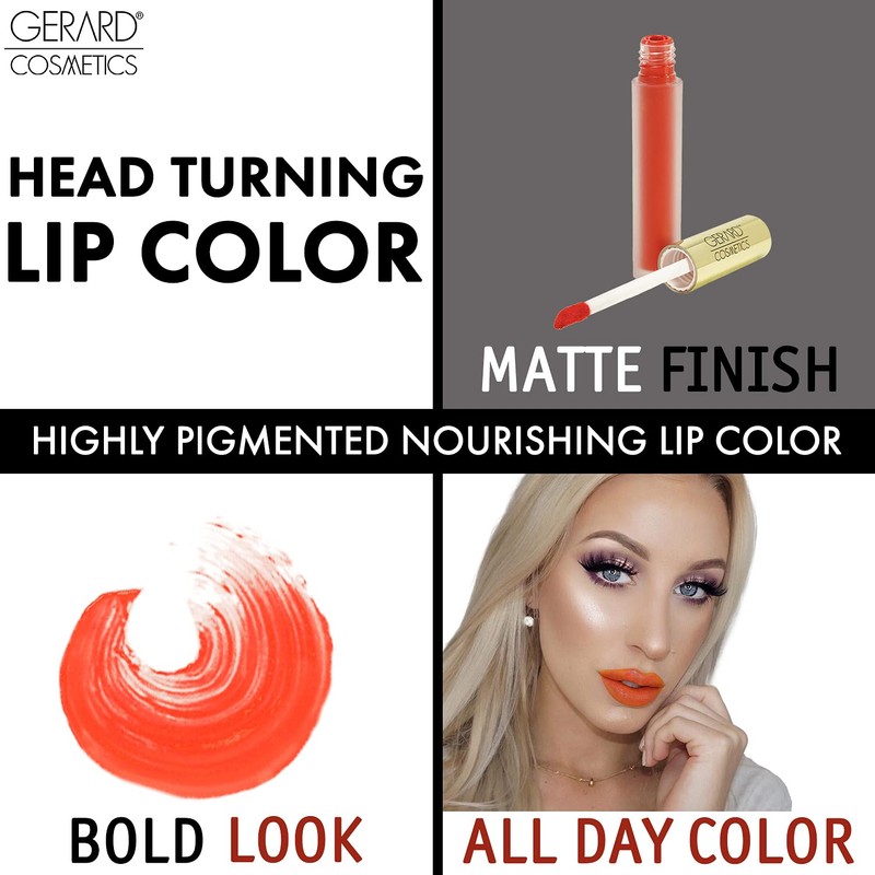 Gerard Cosmetics Hydra Matte Liquid Lipstick - Nourishing Ingredients Moisturizes