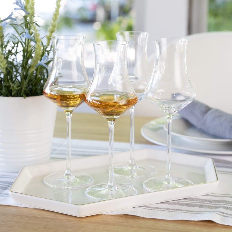 Spiegelau Willsberger Digestive Glasses Set of 4 - European-Made Crystal,