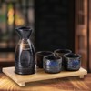 Xnqelerate 6 Pieces Japanese Sake Set, Ceramic Sake Cup Set