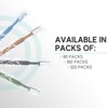 40 Prepasted Disposable Toothbrushes Individually Wrapped - Single Use Pre