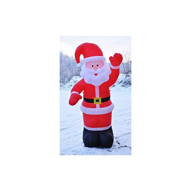 Father Christmas 180 cm Self-Inflating Illuminated with 3 LEDs 54110