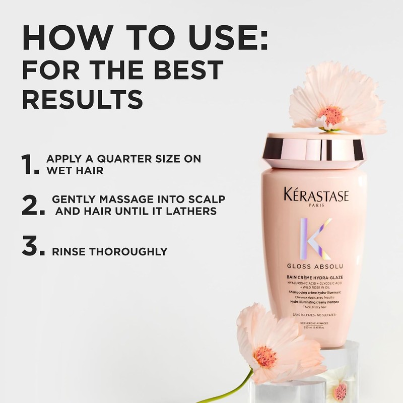Kérastase Bain Crème Hydra-Glaze Brillo y Suavidad