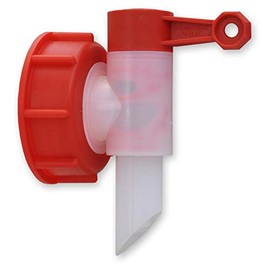 Schraubverschluss mit auslaufhahn, für kanister 20 l - 25 l - 30 l, material high density polyethylen, gewicht 0,053kg