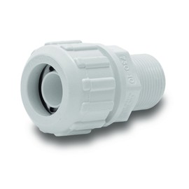 NDS 730-10RTL 1" Flo-Lock Male Adapter for CTS Poly Pipe