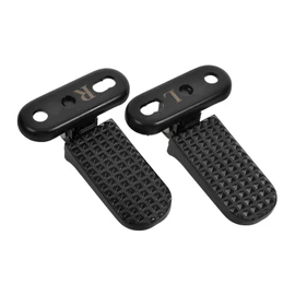 GRIRIW Electric Moped Foot Pegs Replacement Folding Design Comfortable Rear Footrest 1 Pair